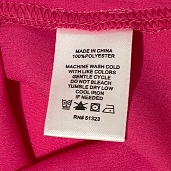 1.State Beaded Strap Fuchsia Beaded Halter Top Camisole Blouse Size XX Large New - Picture 9 of 15